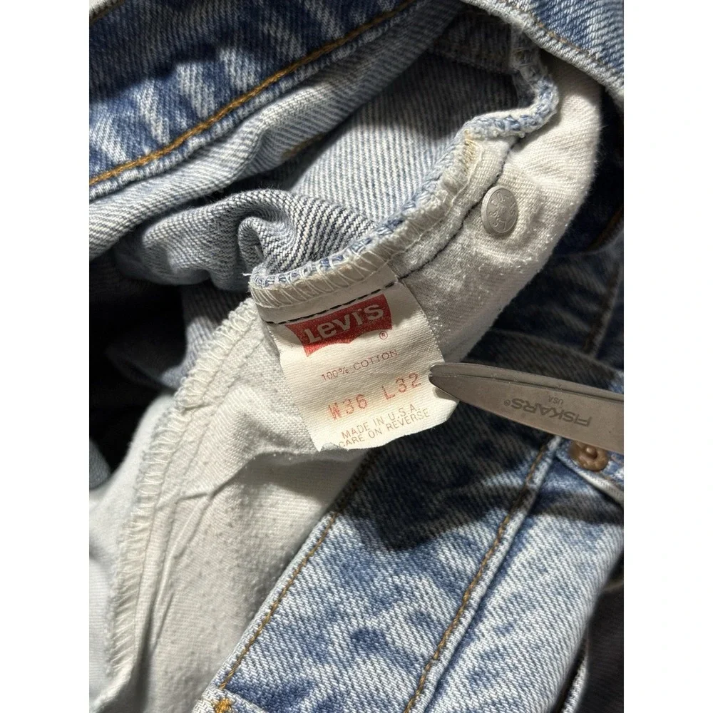 VTG Levi's 20505-0217 Jeans Mens 32x29 Orange Tab Made In USA